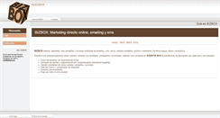 Desktop Screenshot of bizbox.es